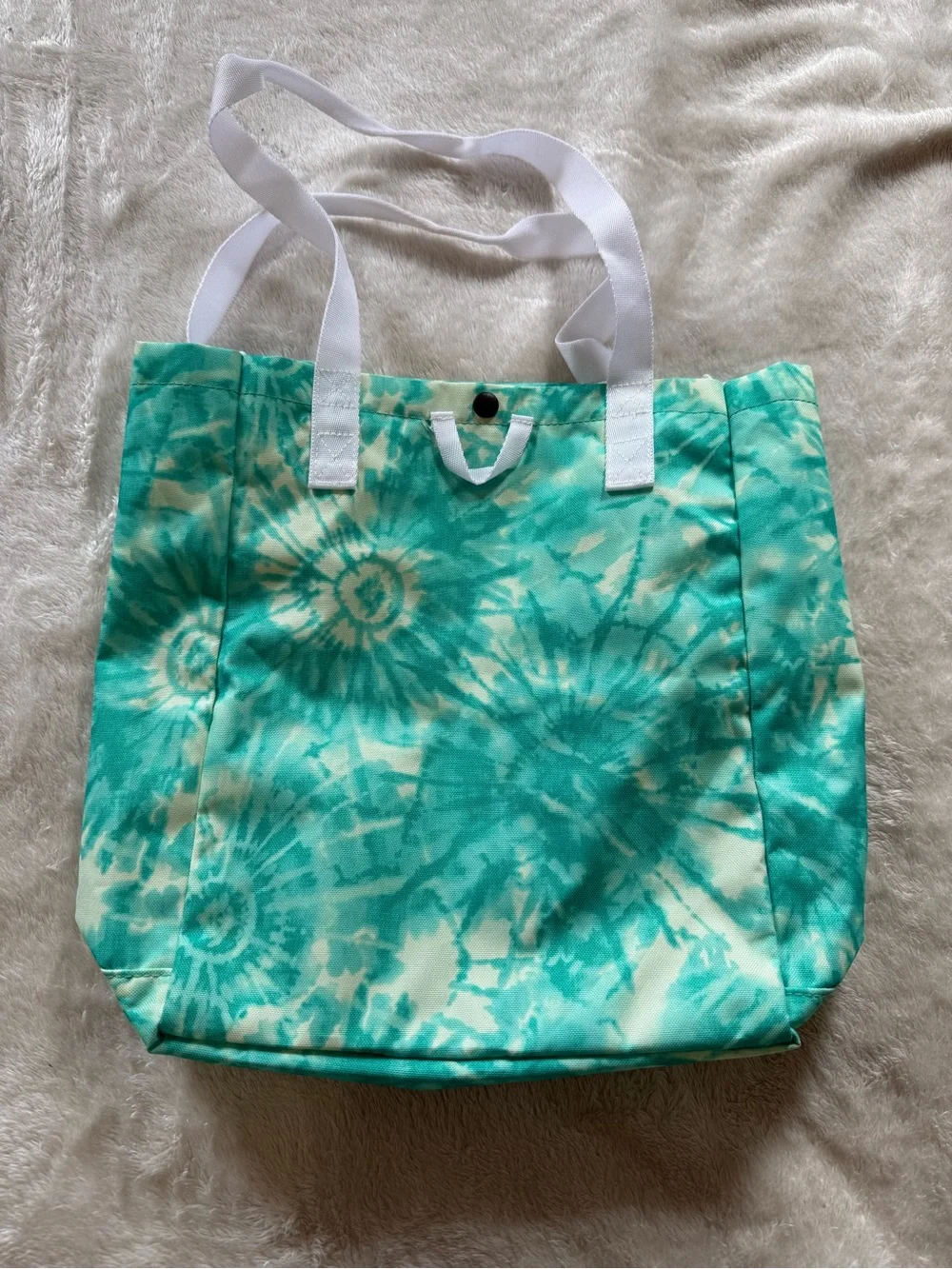 Adidas Originals Tie Dye Tote Bag Green Blue Teal NWT